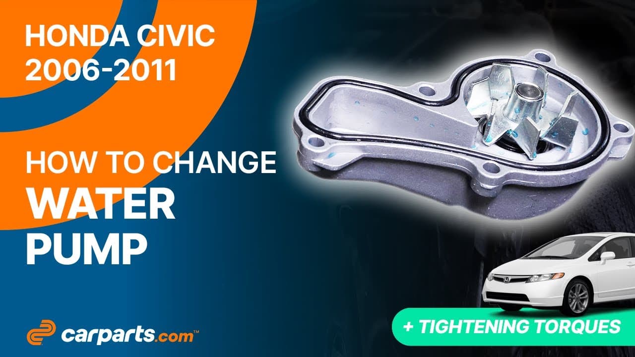 How to replace the Water Pump 2006 - 2011 Honda Civic 💧