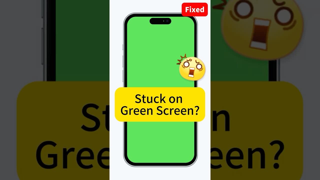 🟩How to Fix iPhone Green Screen issue? Free Fix Here!!! #frp