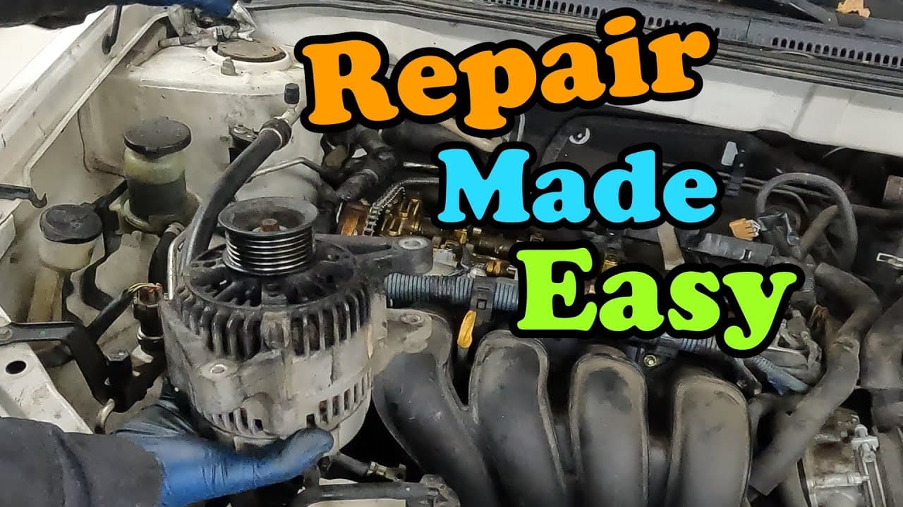 2003-2008 Toyota Corolla Alternator Replacement How To DIY