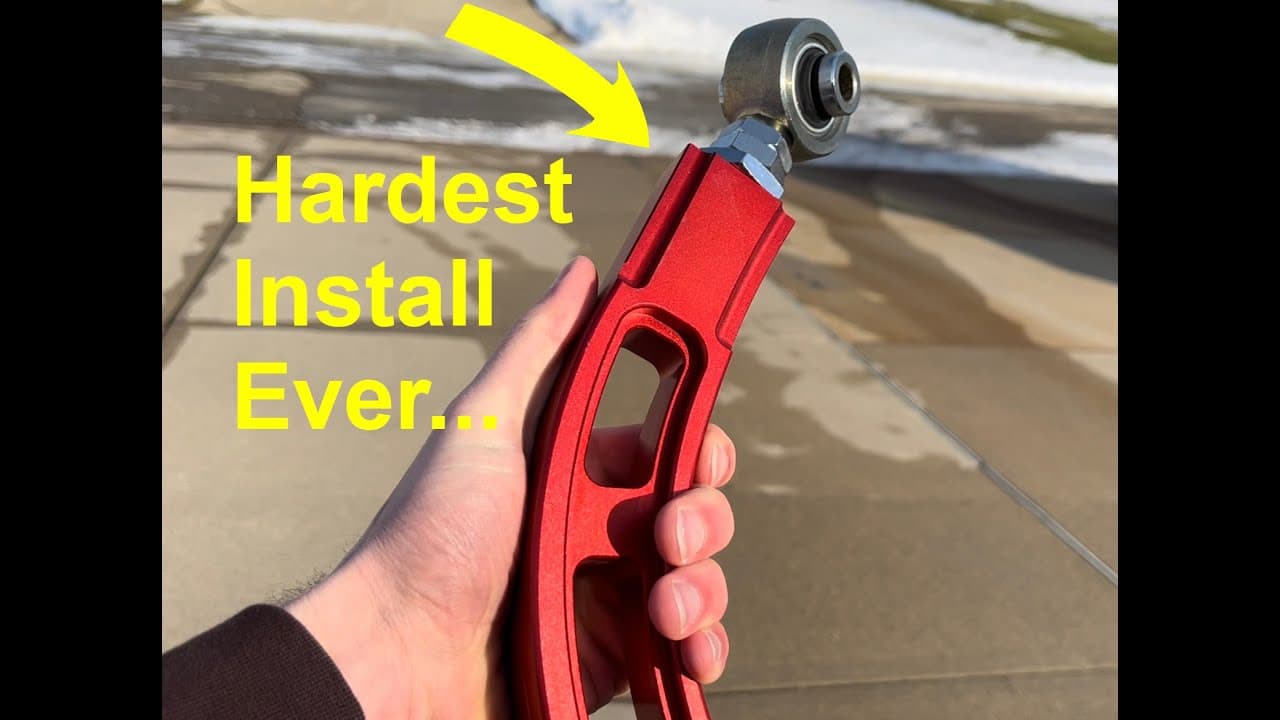 This was the HARDEST INSTALL EVER | 10th Gen Civic Si camber arm install |