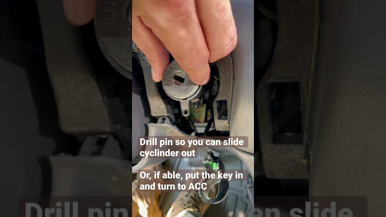 Ignition Lock Cylinder Replacement - 97-01 Toyota Camry