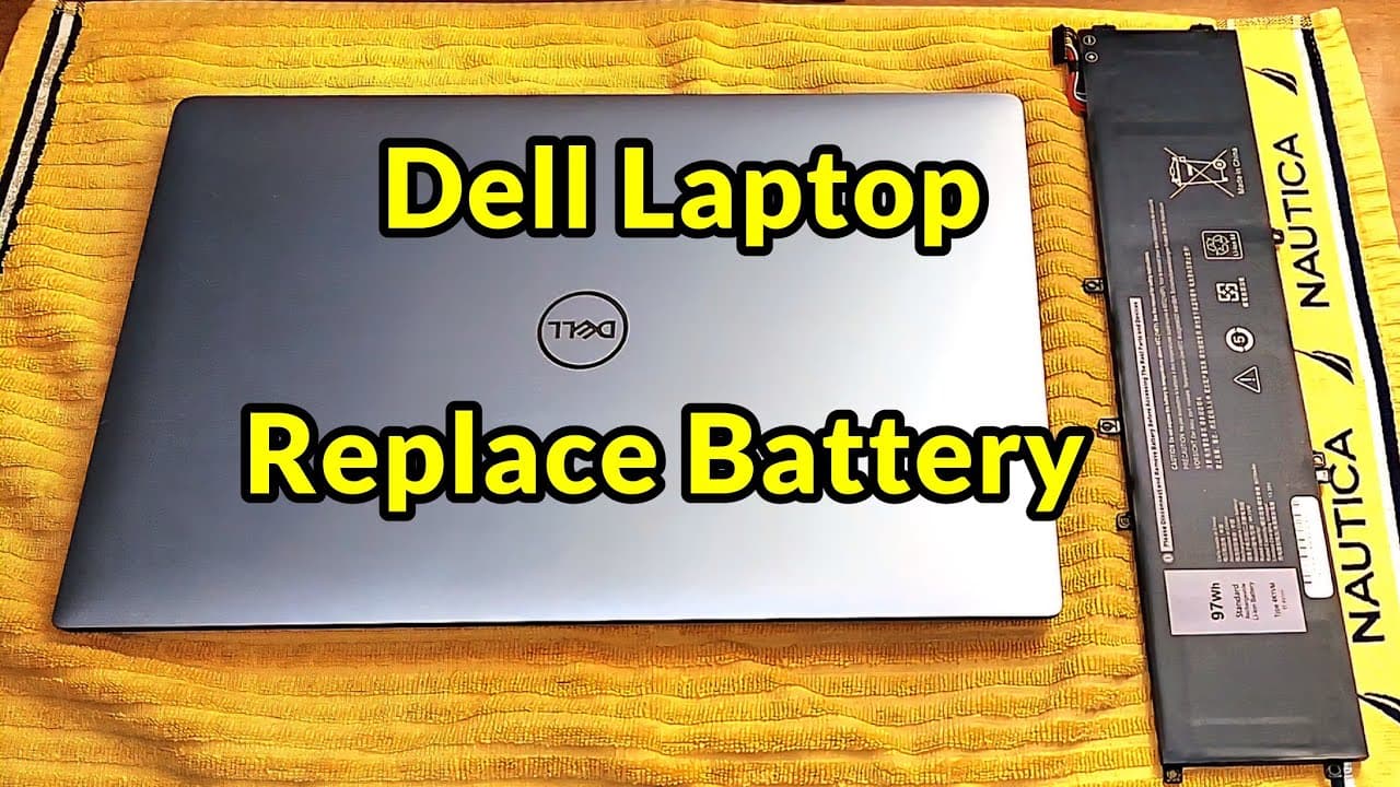How To Remove Replace Install Battery 6GTPY on Dell XPS 15 7590 OLED 4K Laptop Computer! 🔋💻