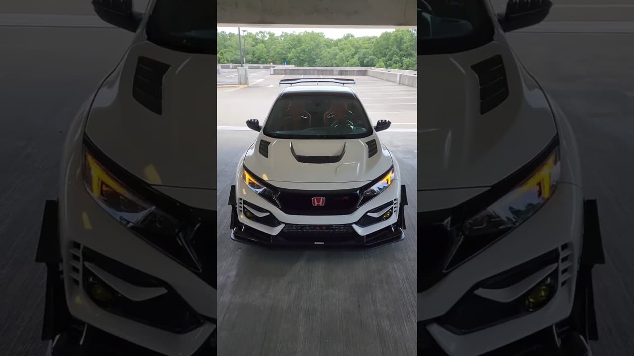 Honda Civic Type R: Pure Performance! 🚗🔥 #hondacivictyper #typeR #fastcare #carshorts #honda