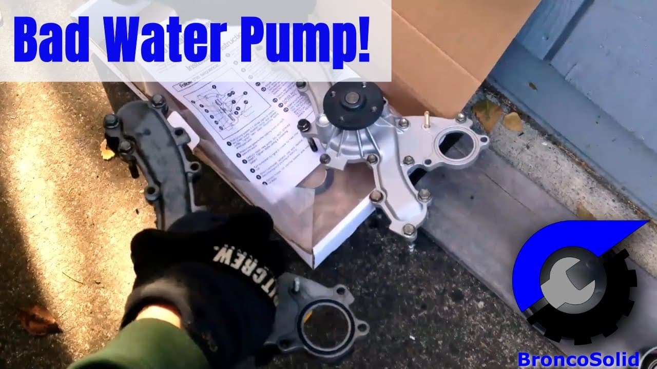 Toyota 3.5L V6 Water Pump Replacement:  Removing engine not required!