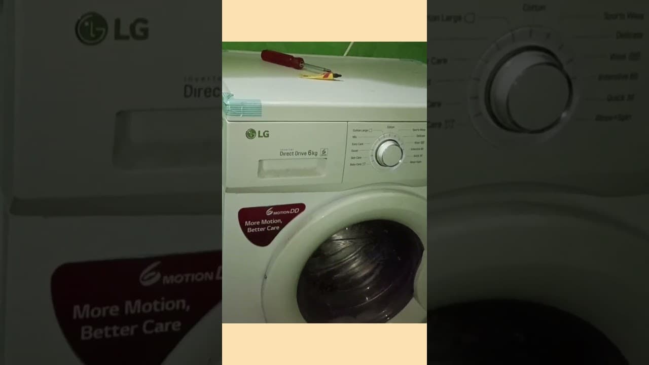 lg front load washing machine spin problem #lgwashingmachinerepair #spin #repair