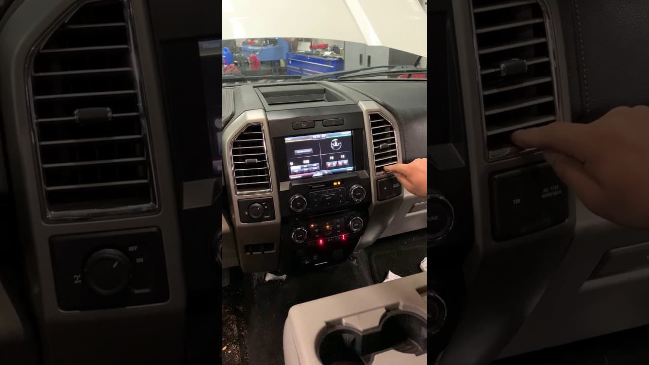 2015 Ford F-150 Temperature actuator replacement without dash removal