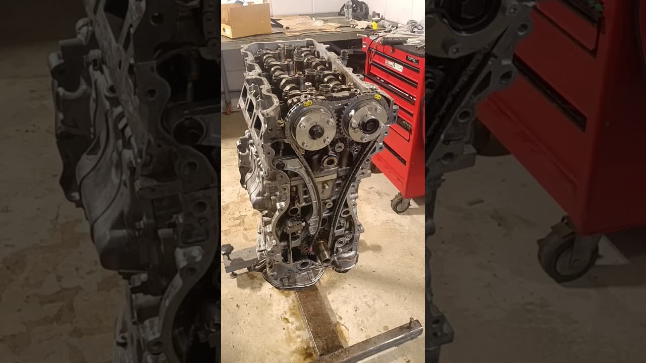 2AR-FE 2.5L Engine Timing Chain Marks Setting Of Toyota Camry