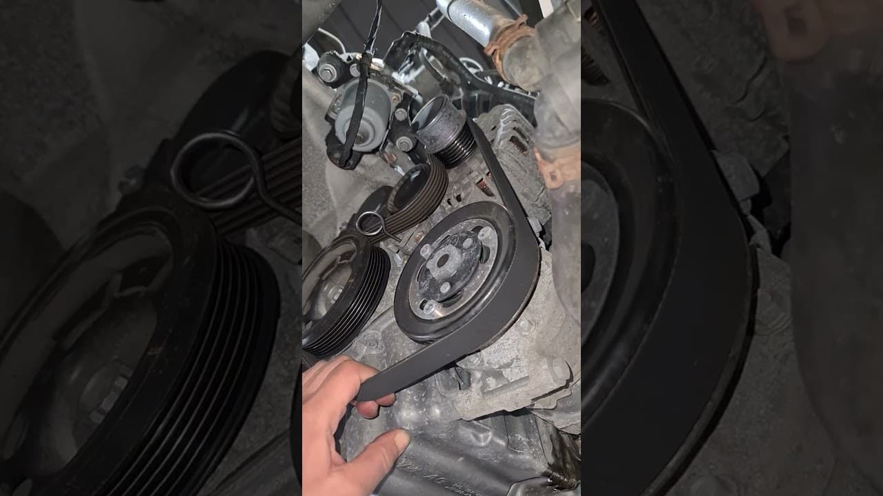 volkswagen engine easy belt replacement