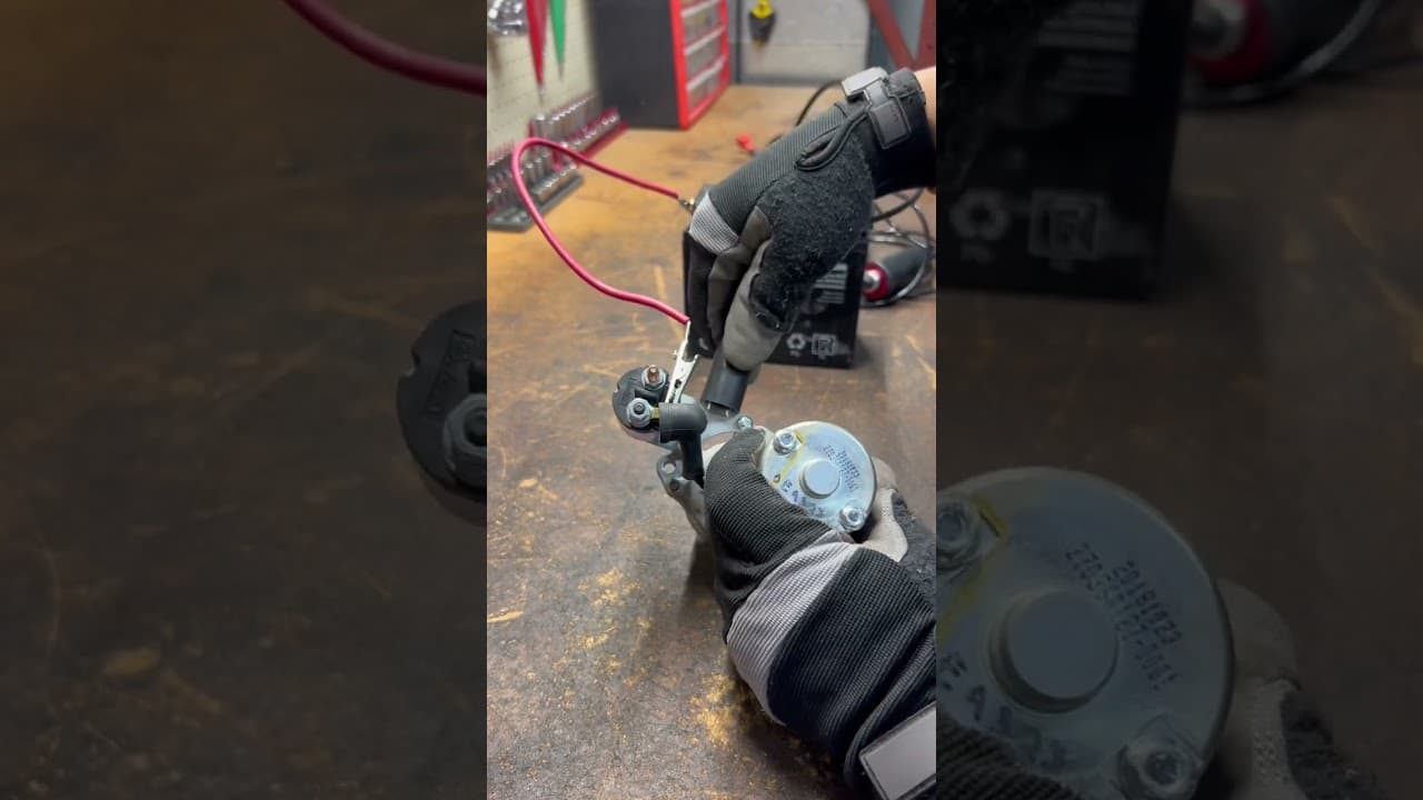 How to bench test your starter