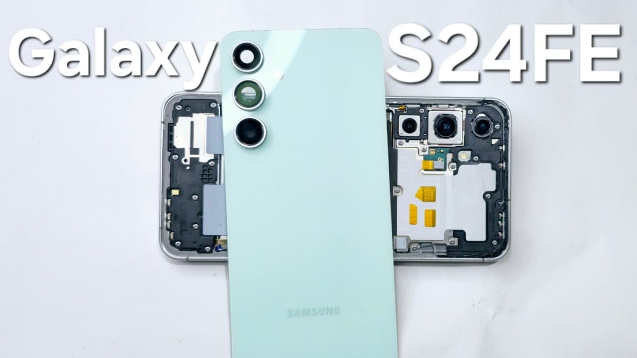 Samsung galaxy S24 FE  disassembly  Teardown Repair video How to open Samsung S24 FE