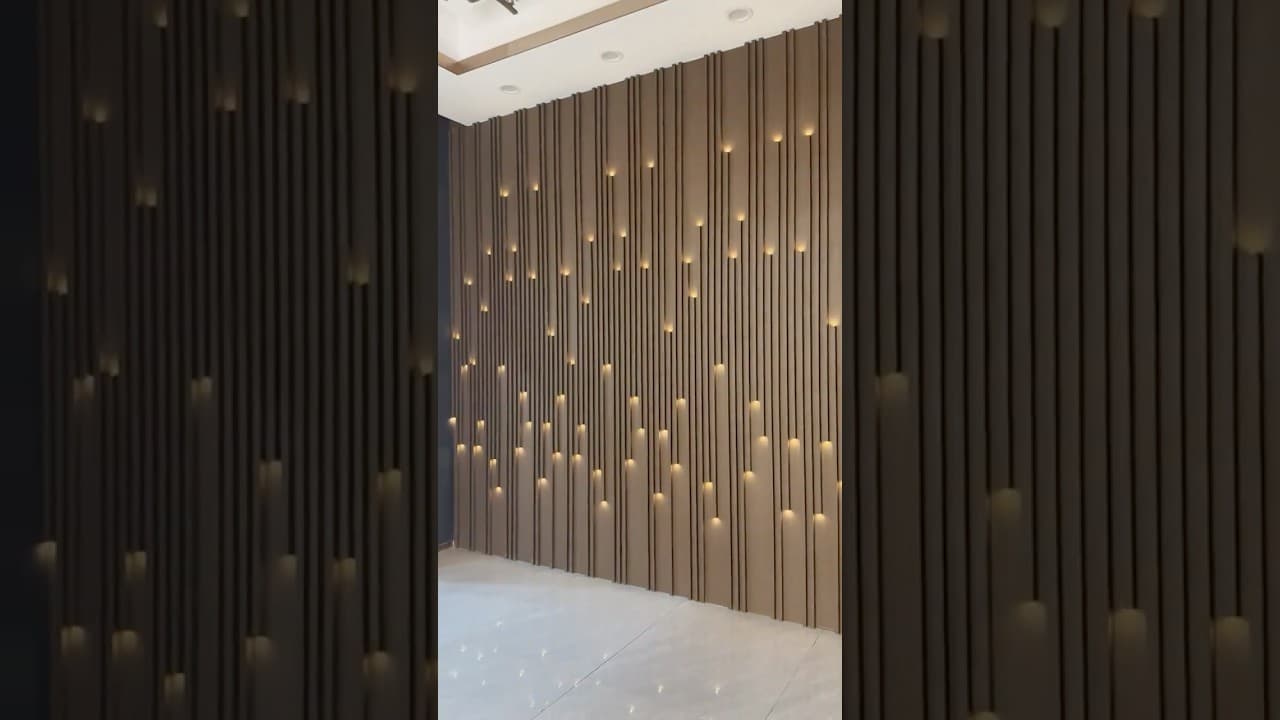 ✨ WPC Wall Panels with LED | Durable, Stylish & Easy Install