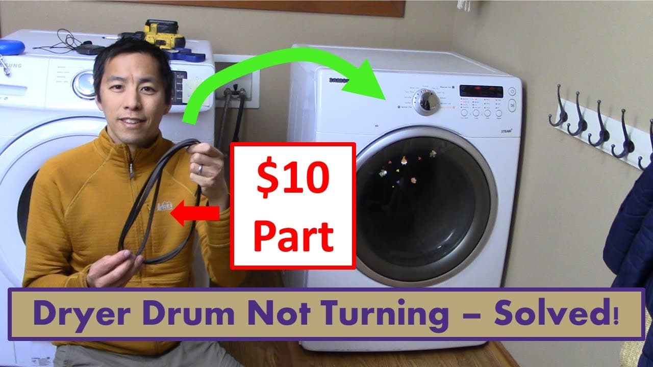 Dryer Drum Not Turning – Solved!