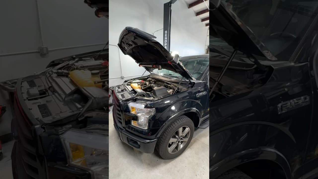 Another Ford F-150 5.0L Coyote Water Pump Failure: Listen to This Sucker Growl! #shorts