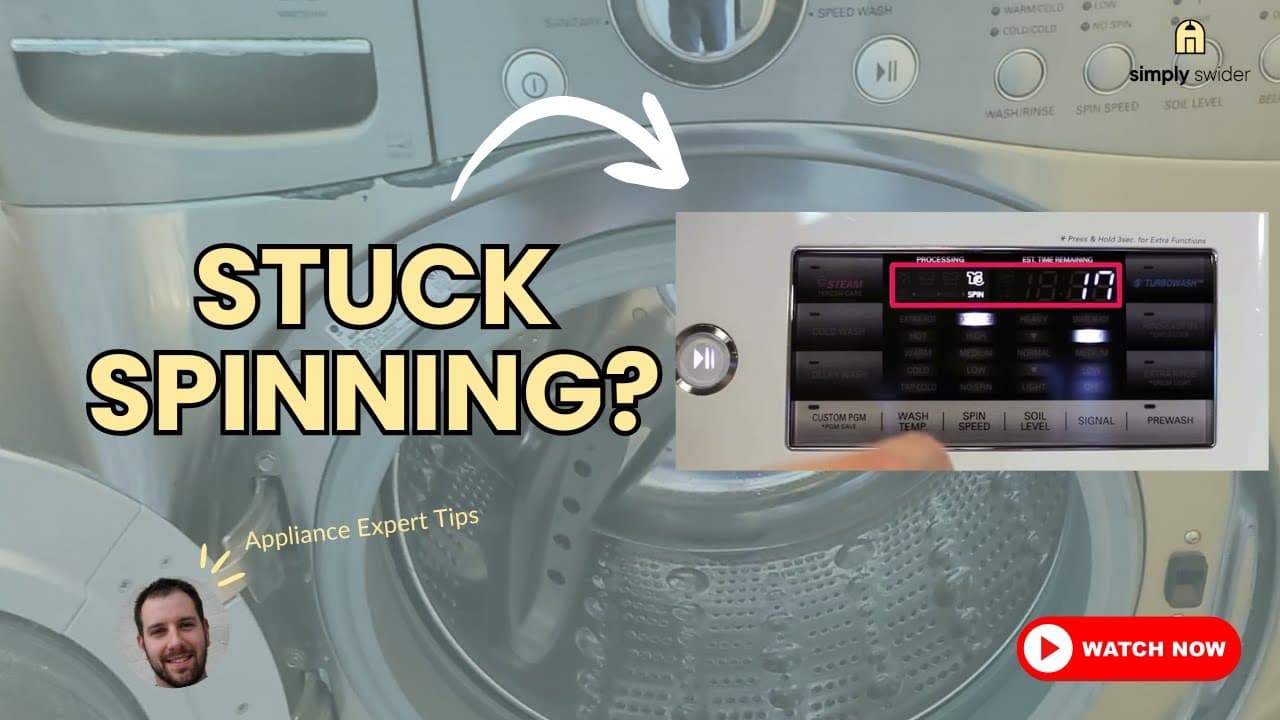 LG Washer Stuck on Spin Cycle? 5 DIY Fixes Under $50!