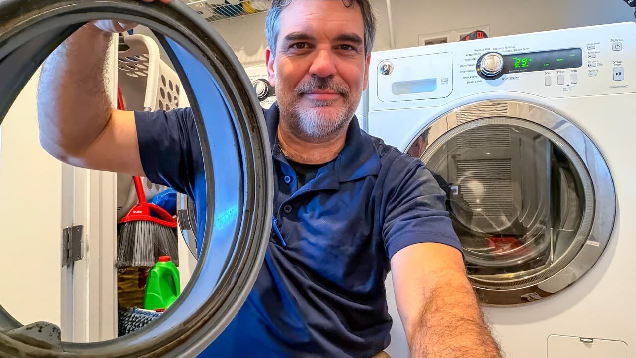 GE Washer - Rubber Door Gasket Replacement - Detailed with No Fluff!