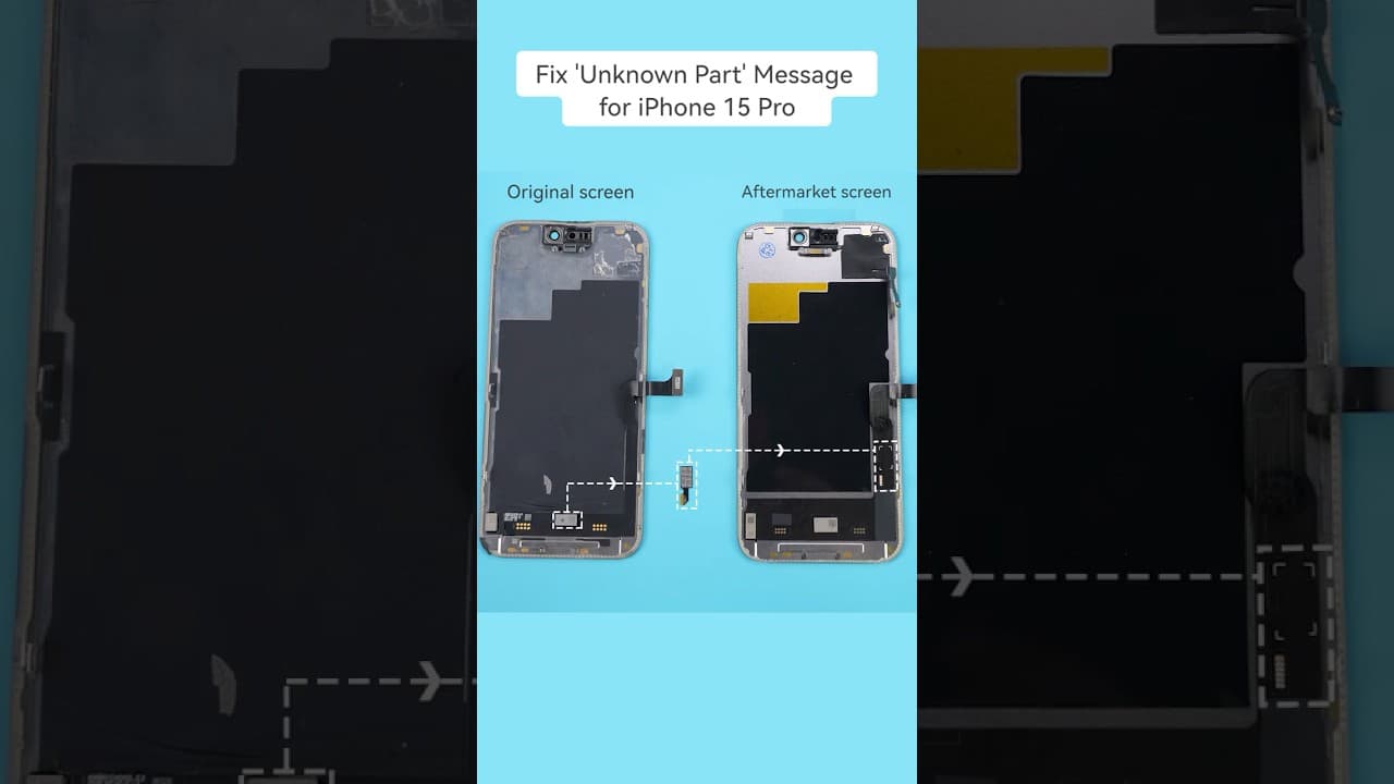 iPhone 15 Pro soft OLED screen replacement guide with IC transplant