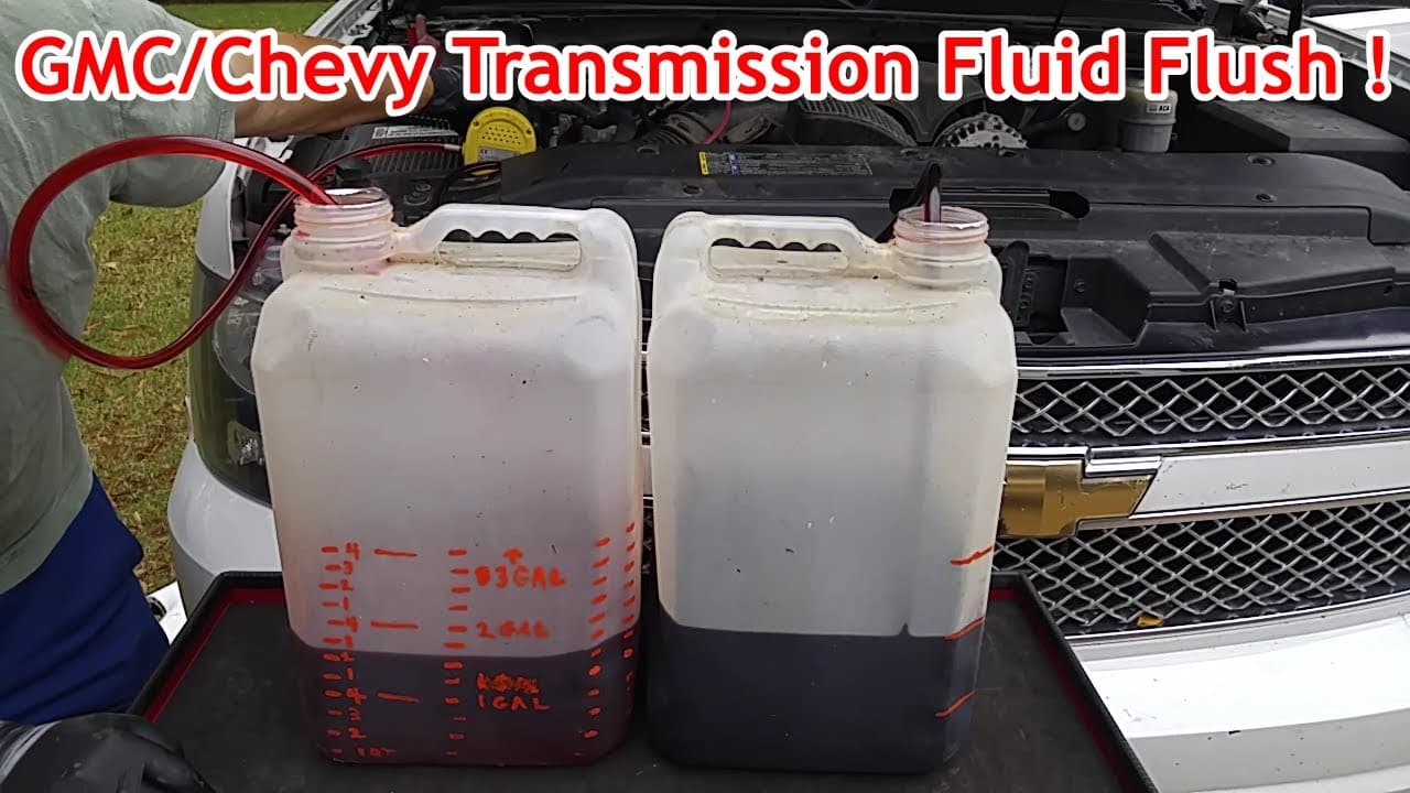Easy How To Transmission Fluid Flush / Exchange!  GMC / Chevy Suburban, Tahoe, Yukon, Sierra ... etc