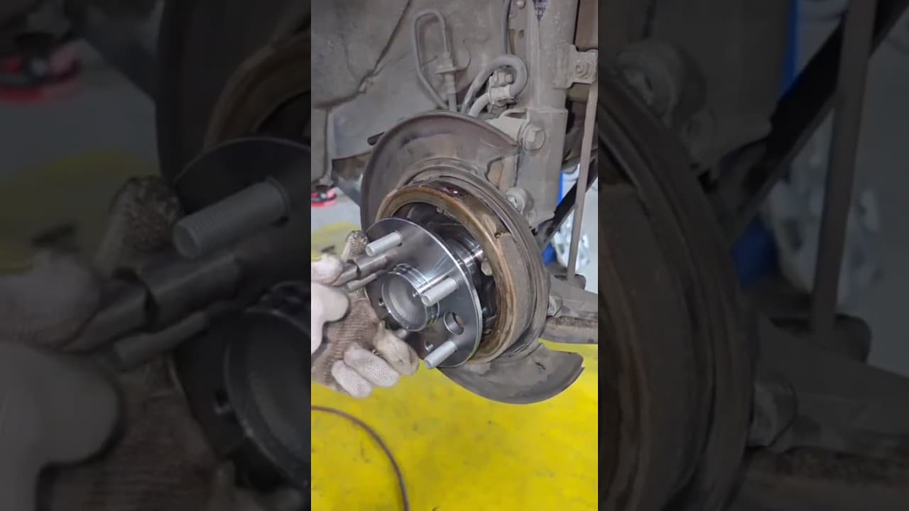 Camry rear wheel bearing replacement guide #shortsfeed
