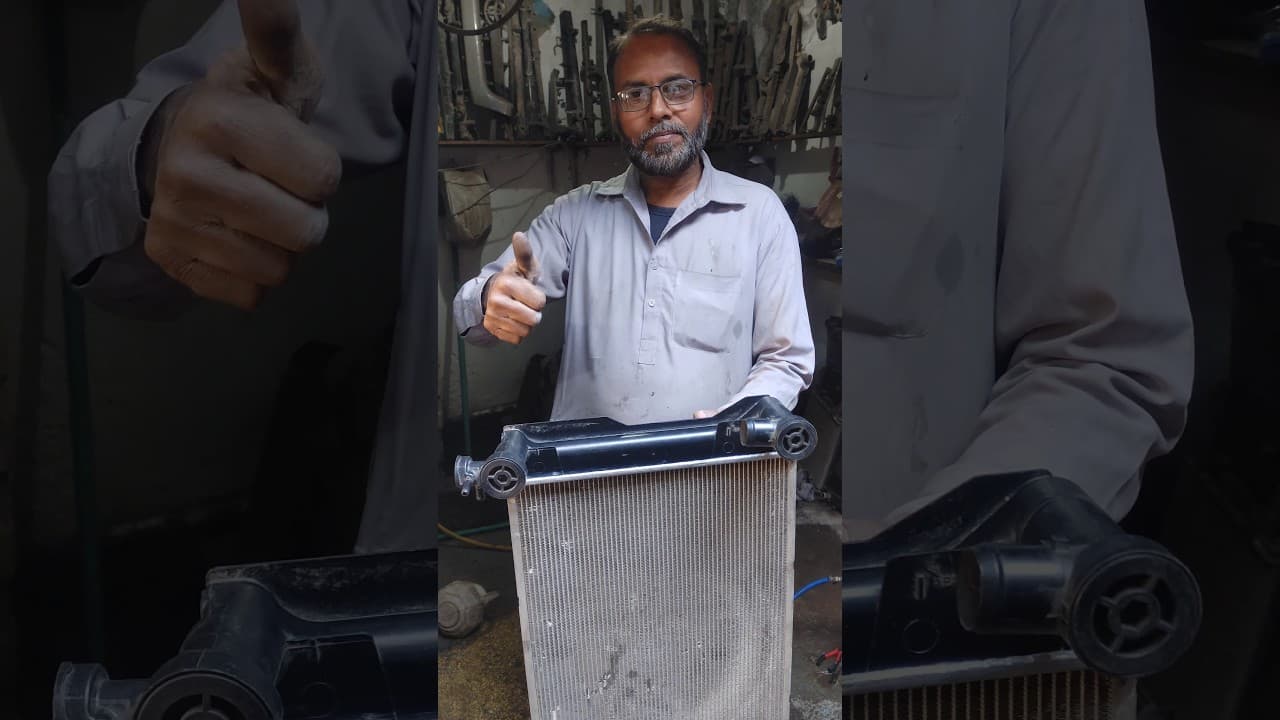 LEAKY TANK? NO PROBLEM! Replacing a leaky radiator plastic tank with a brand new one! #RadiatorRepir
