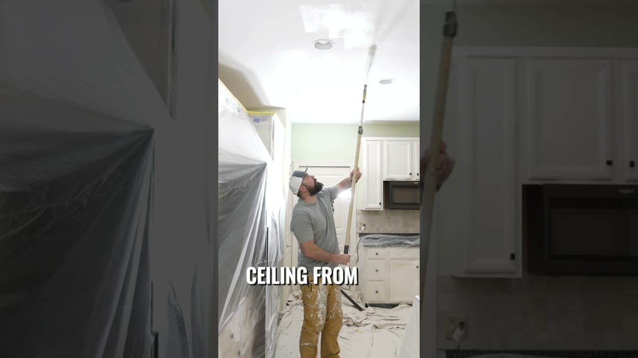 How To Paint A Ceiling Explained In One Minute