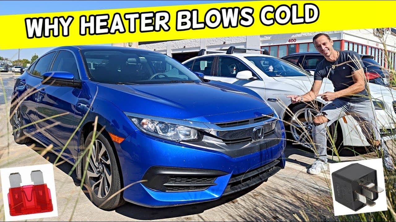 WHY HONDA CIVIC HEATER BLOWS COLD COOL AIR 2016 2017 2018 2019 2020 2021