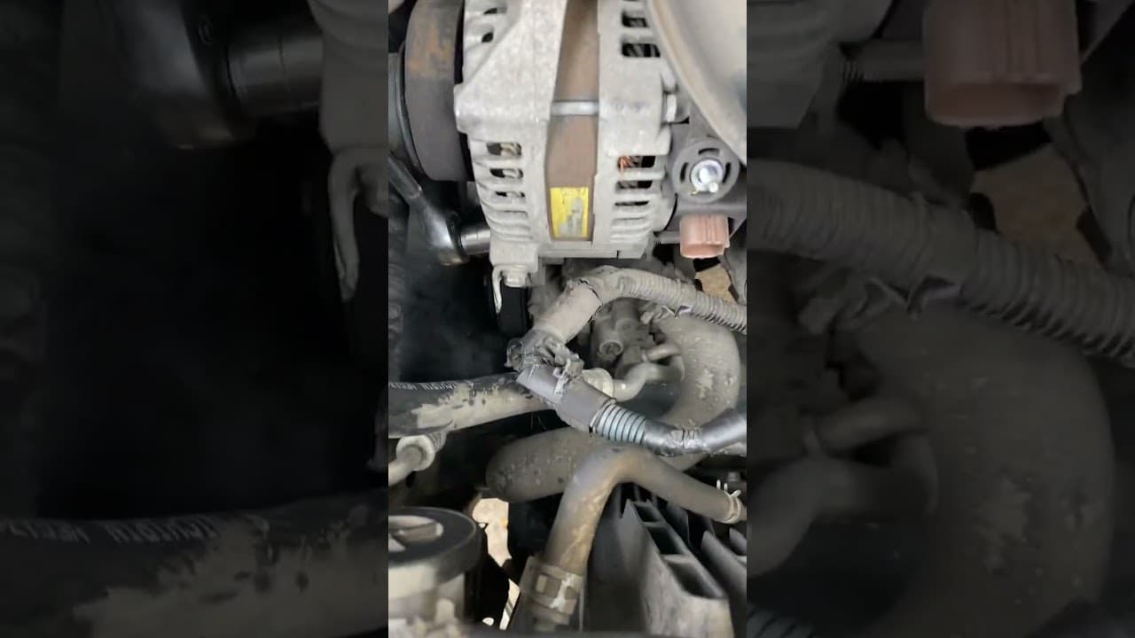 2013 Corolla alternator replace