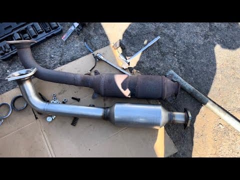 08 Honda CRV catalytic converter replacement.￼