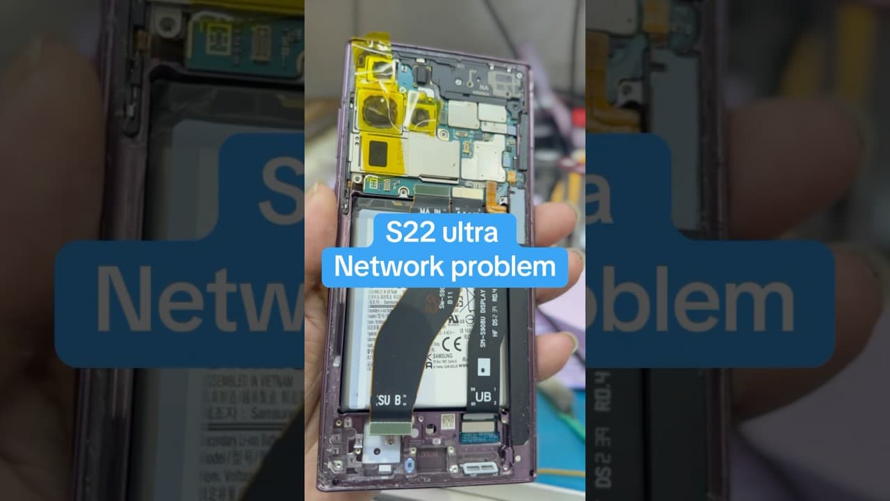 S22 ultra network problem #samsunggalaxy #s22ultra #fix #repair #shortsviral #trending #viralvideo