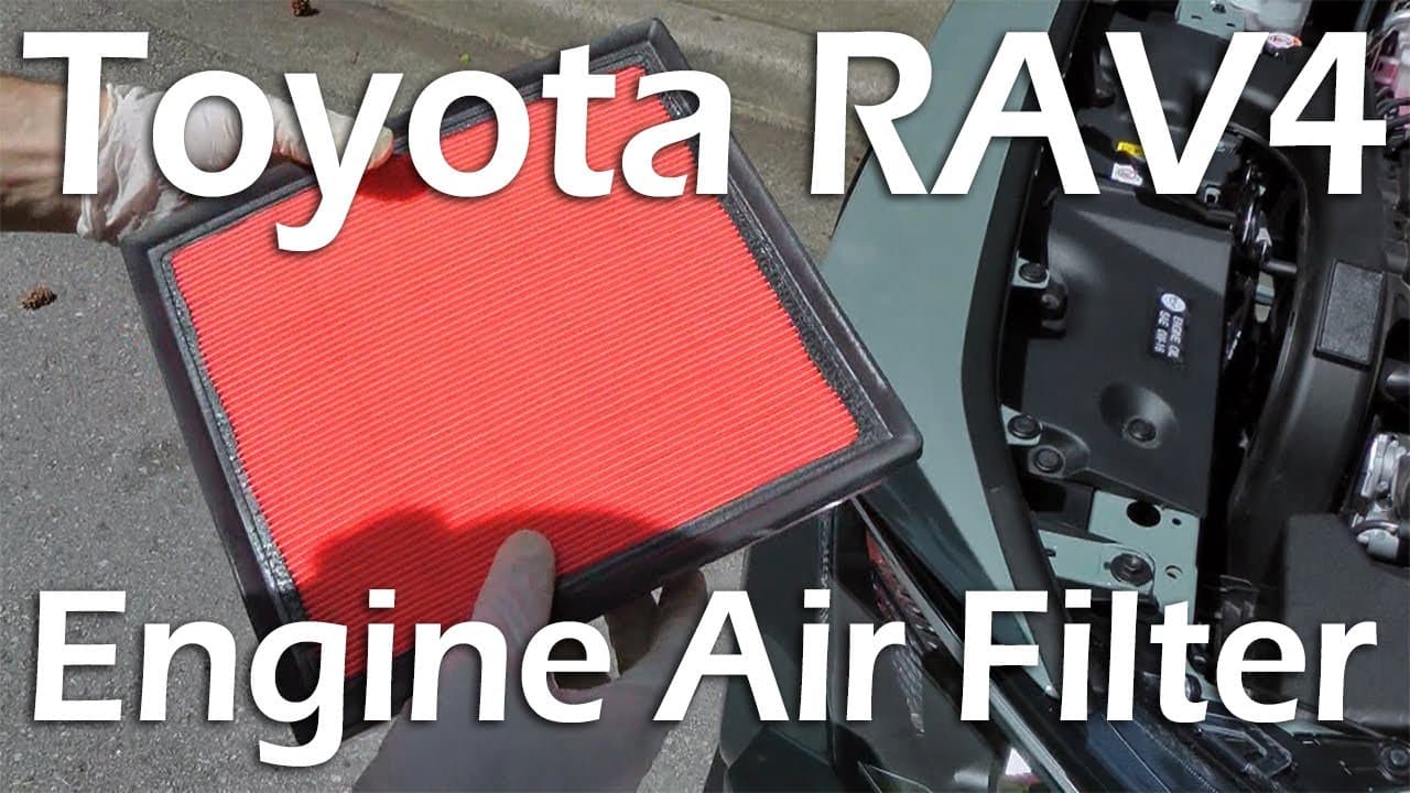 Toyota RAV4 (2019-2025): Engine Air Filter Replacement.