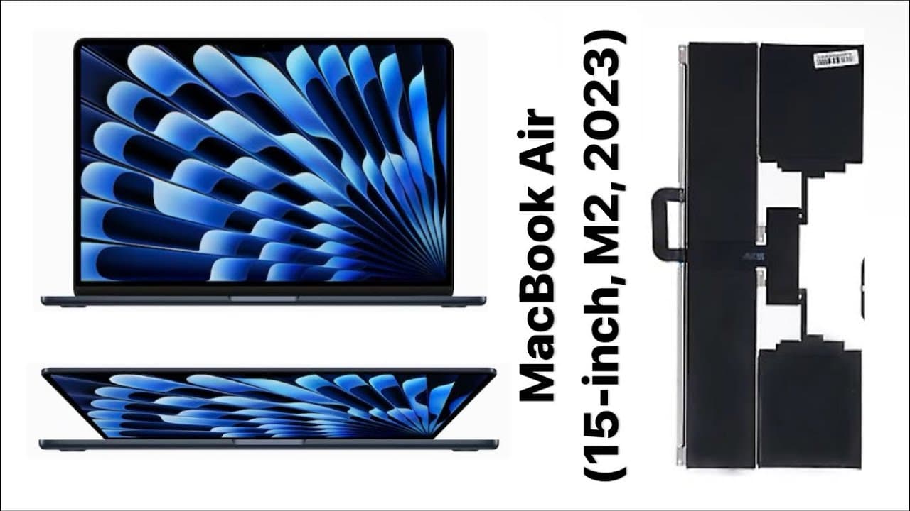 MacBook Air (15-inch, M2, 2023) Battery Replacement