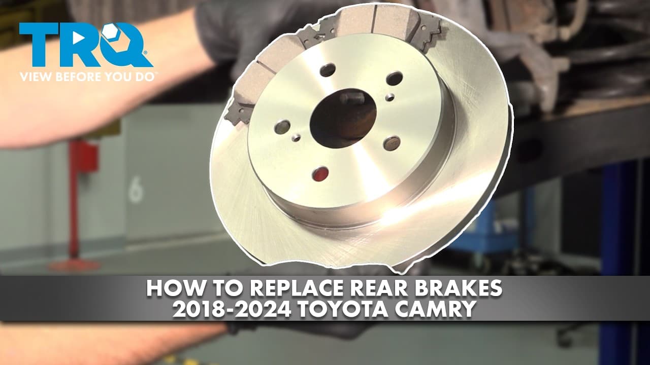 How to Replace Rear Brakes 2018-2024 Toyota Camry