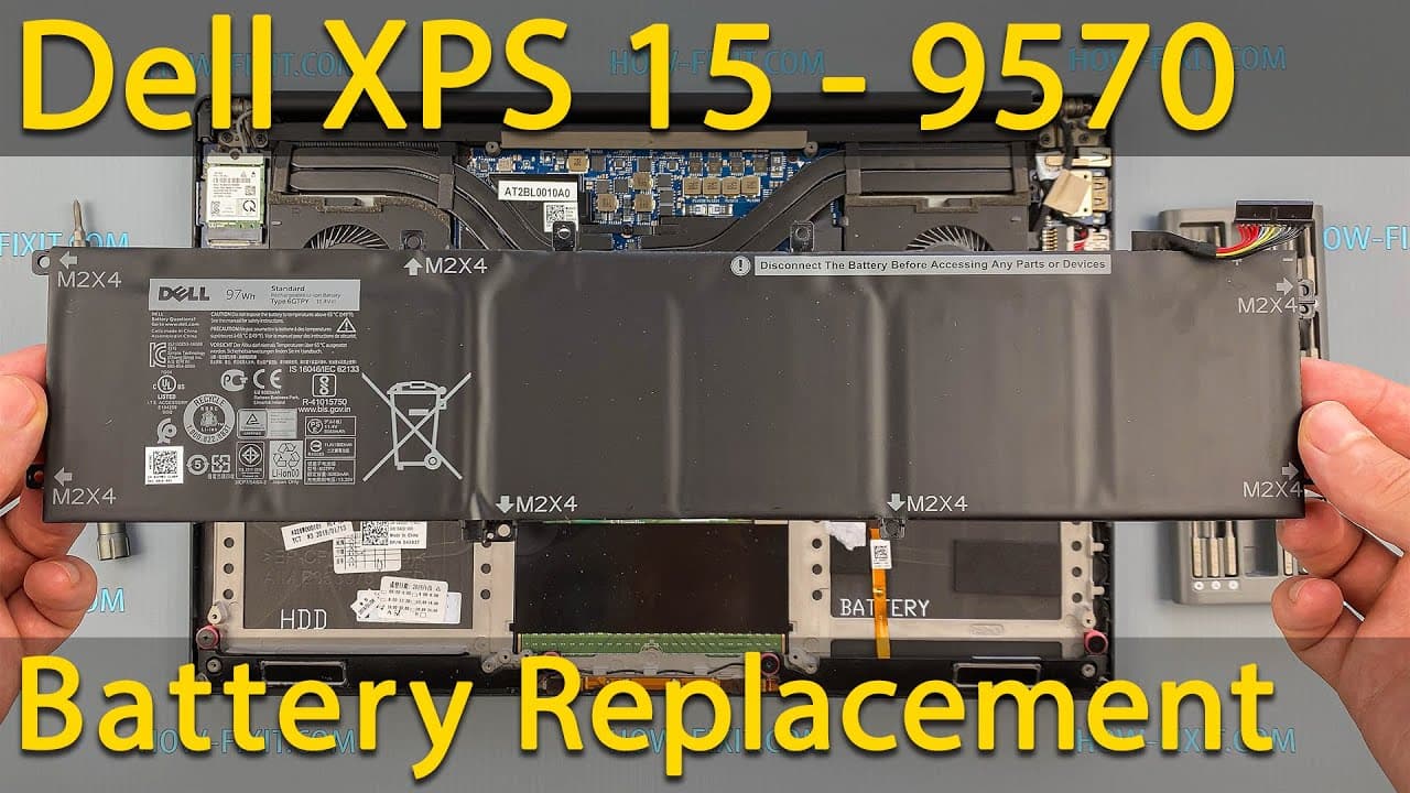Dell XPS 15 9570 Battery Replacement | Step‑by‑Step DIY Guide