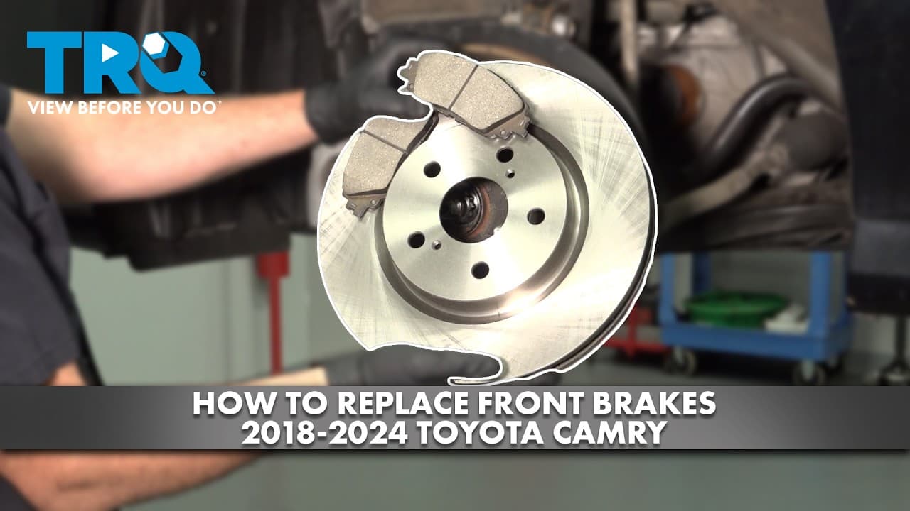 How to Replace Front Brakes 2018-2024 Toyota Camry