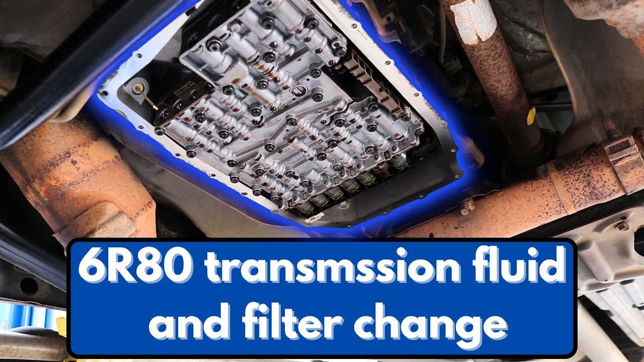 How to change transmission fluid and filter 6R80 transmission ( F150 )