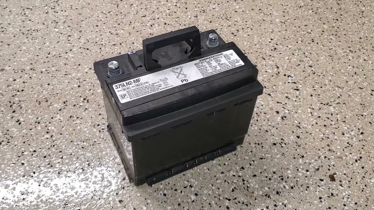2019 2020 2021 2022 2023 Toyota RAV4 OEM 12V Car Battery Removed - 5th Generation