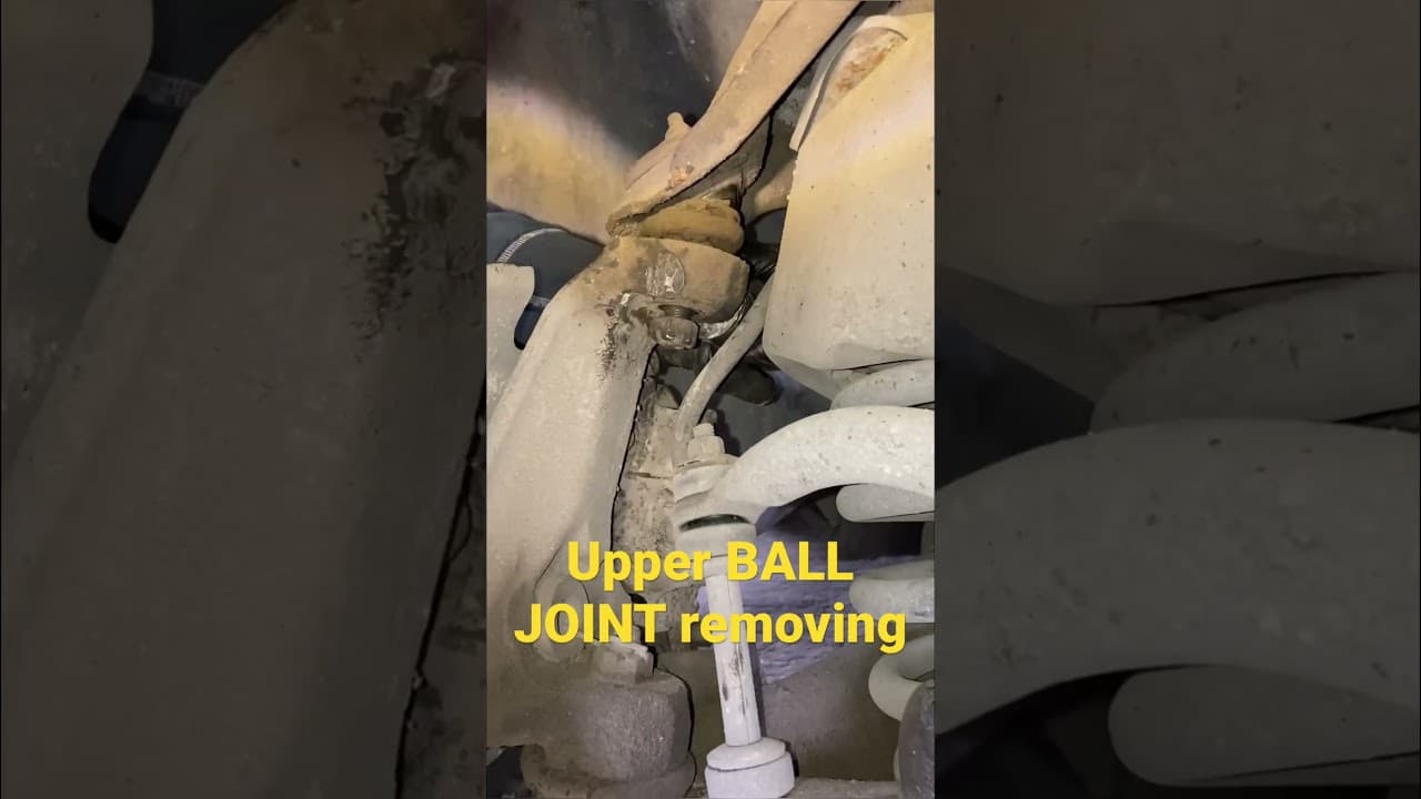 Upper BALL JOINT removing in Chevy Camaro