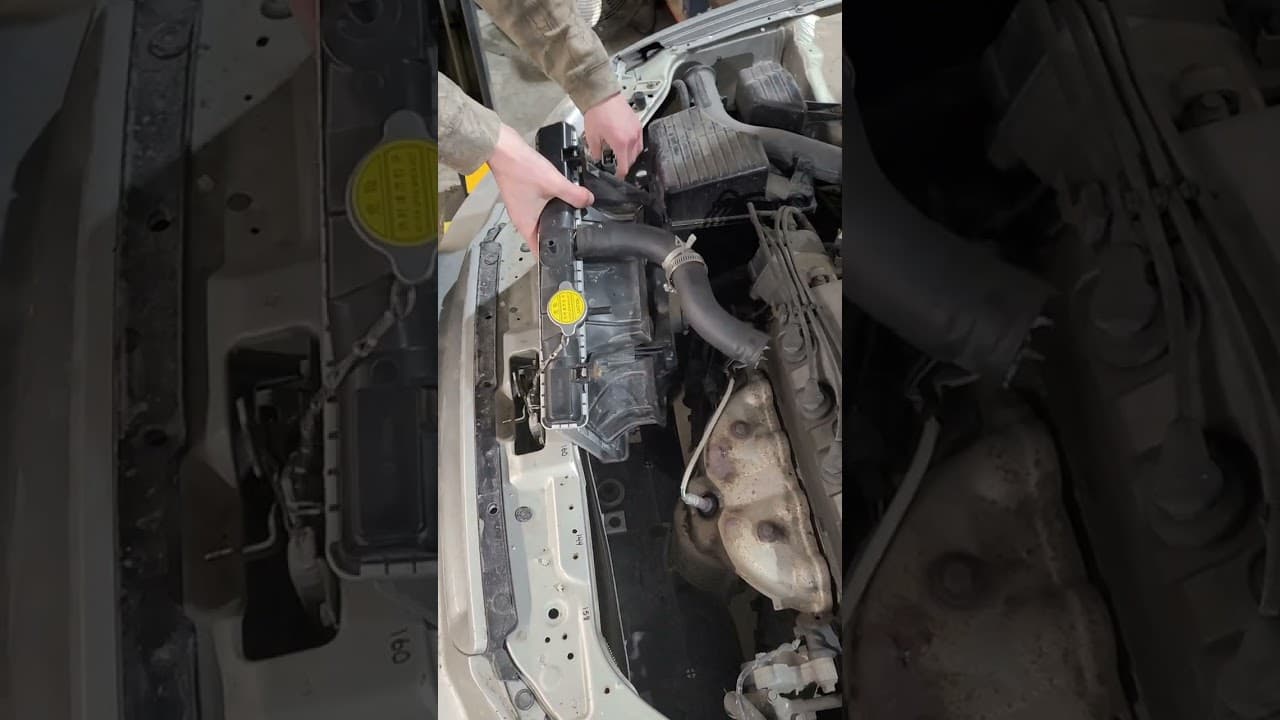 Replace Your Radiator - Honda Civic #fyp #honda #civic #broken #mechanic