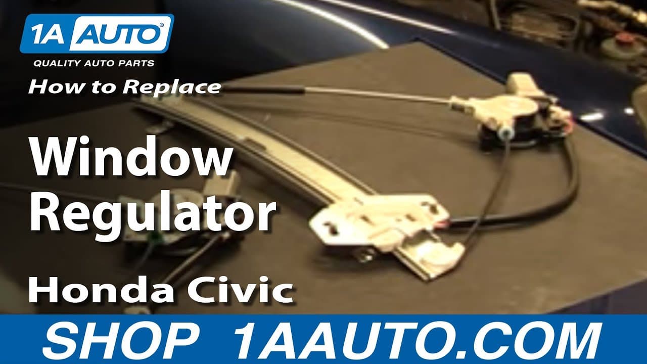 How to Replace Window Regulator 01-05 Honda Civic