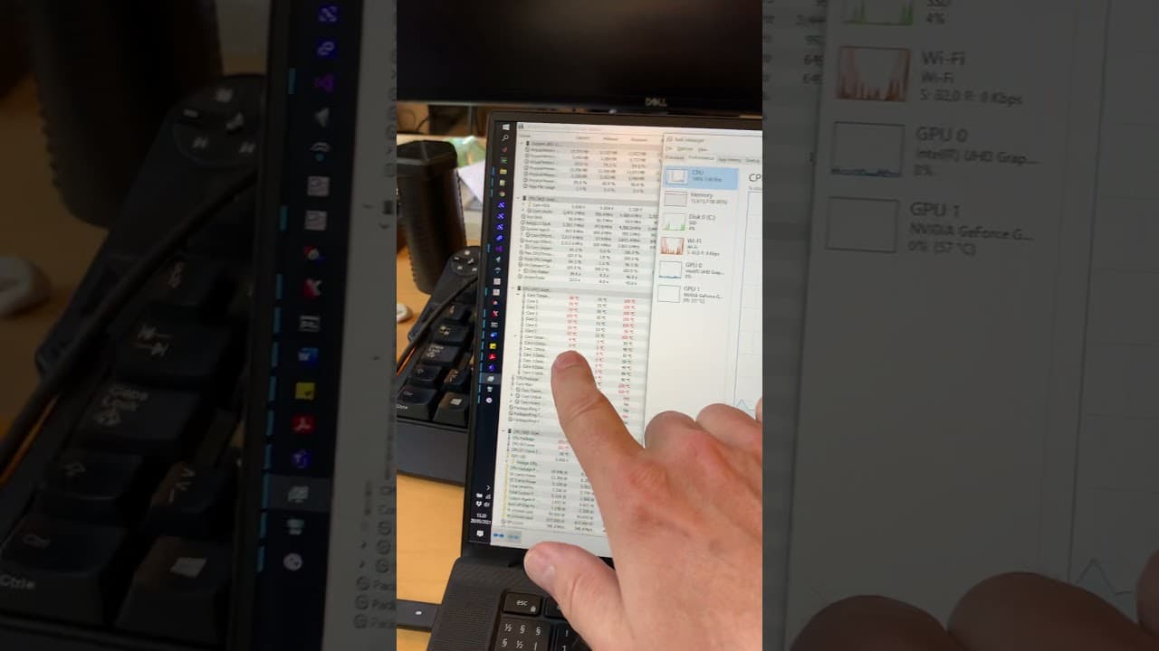 Dell xps 15 9500 thermal problem
