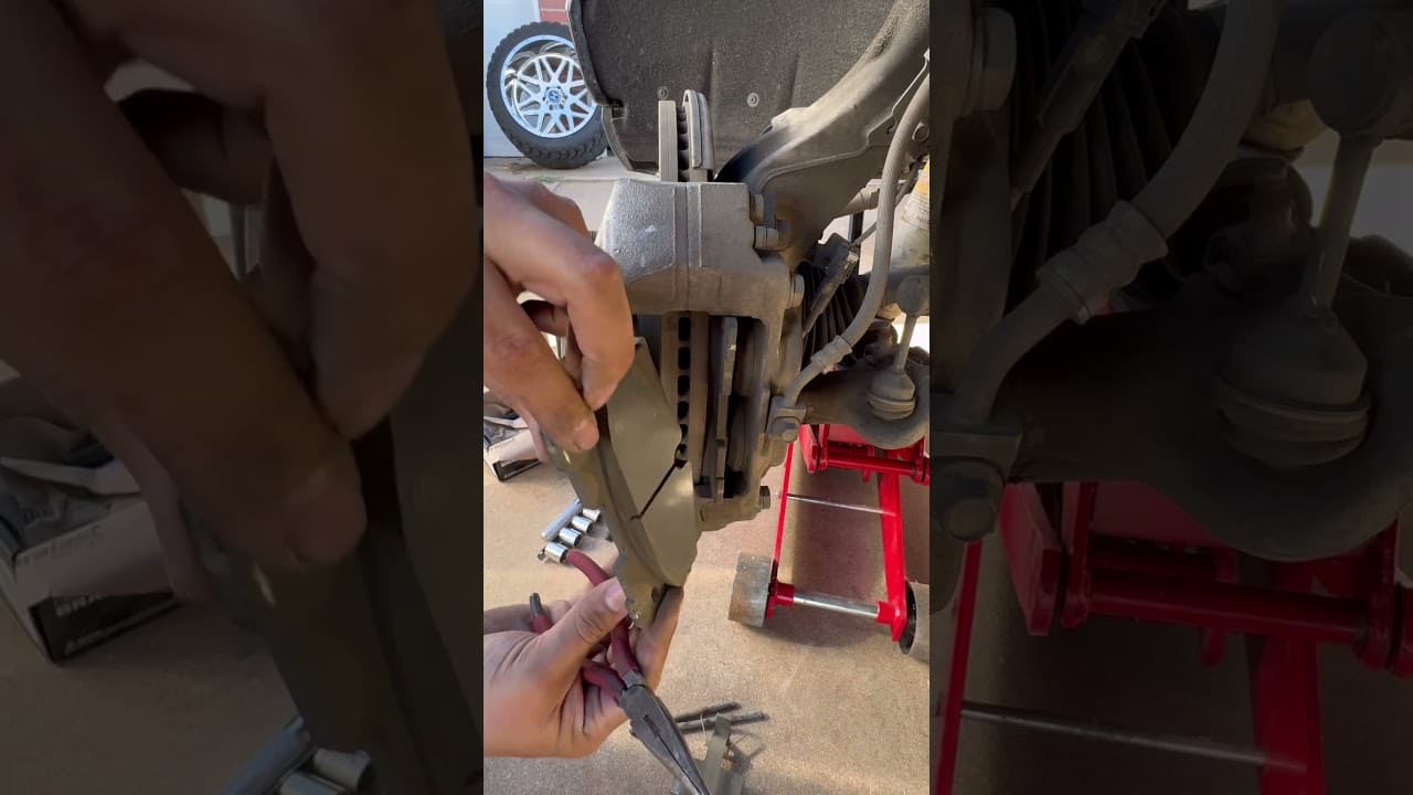 2019 Silverado Trail Boss, break pad replacement #KenFixlt #mechanic #chevy #autorepair #breakpads