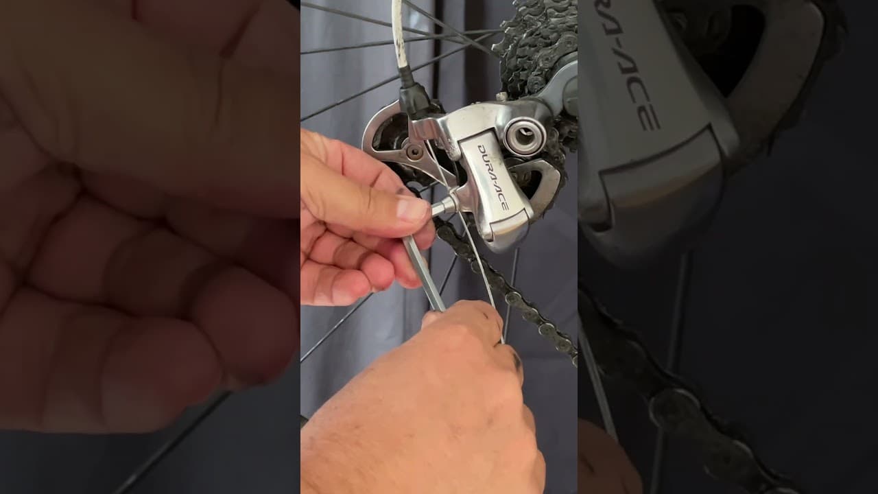 Change a rear derailleur cable