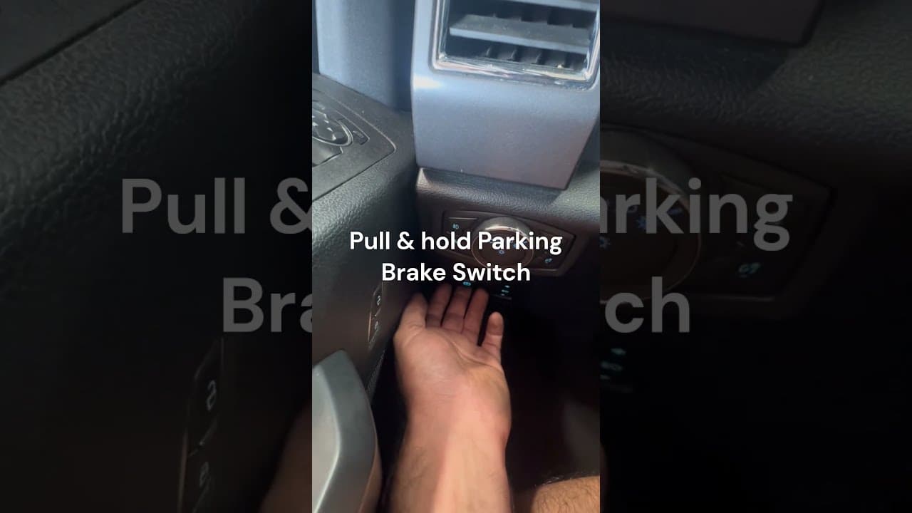 F150  Rear Brake Pad deactivation mode
