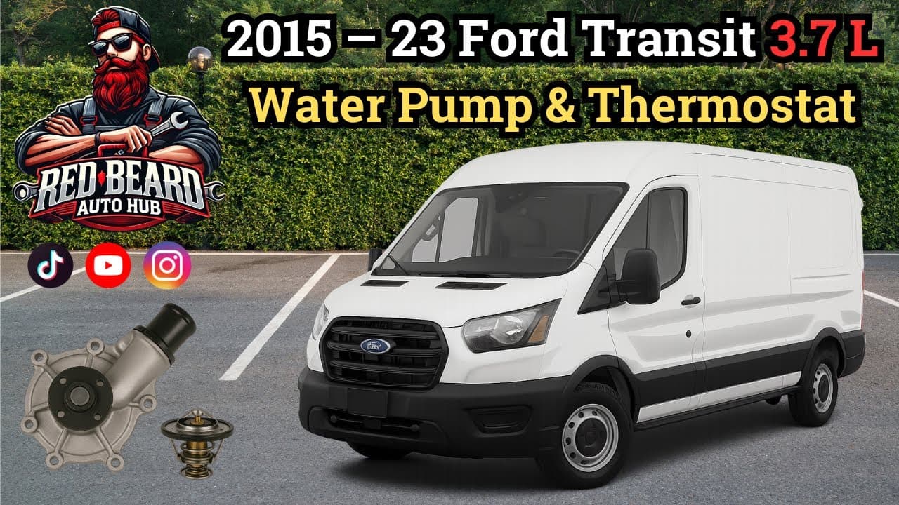 Ford Transit 3.7L Water Pump & Thermostat Replacement | 2015–2023 DIY