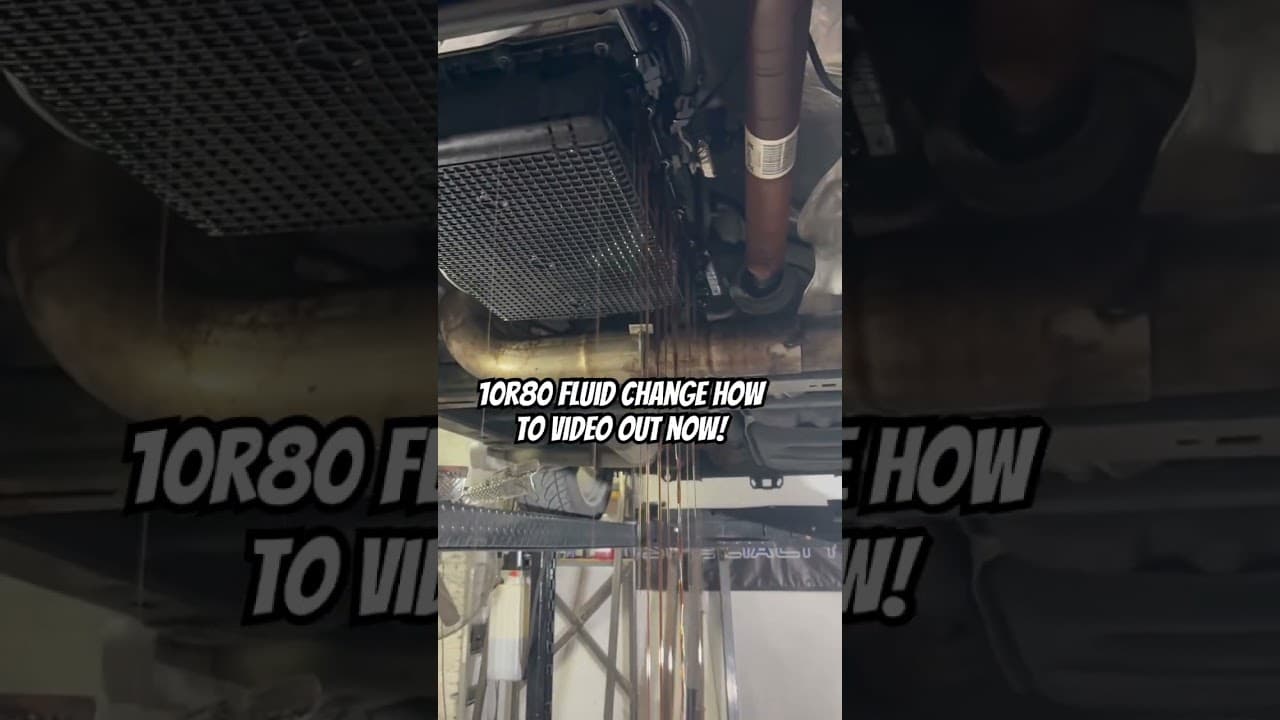 Is your 10R80 transmission fluid toasted? Check out our new video on how 2 swap the fluid and filter