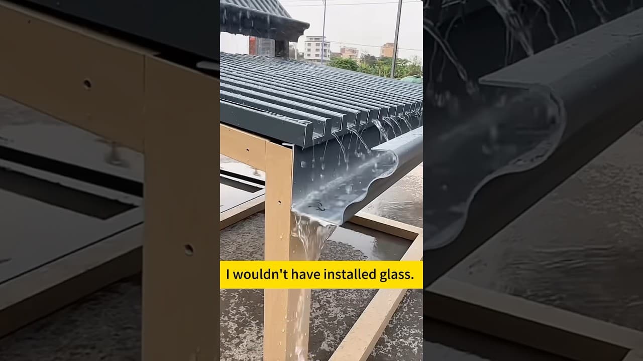 Will not crack in 50 years #roofingmaterial #metalroof#roofing#waterproofing #heatinsulation #awning