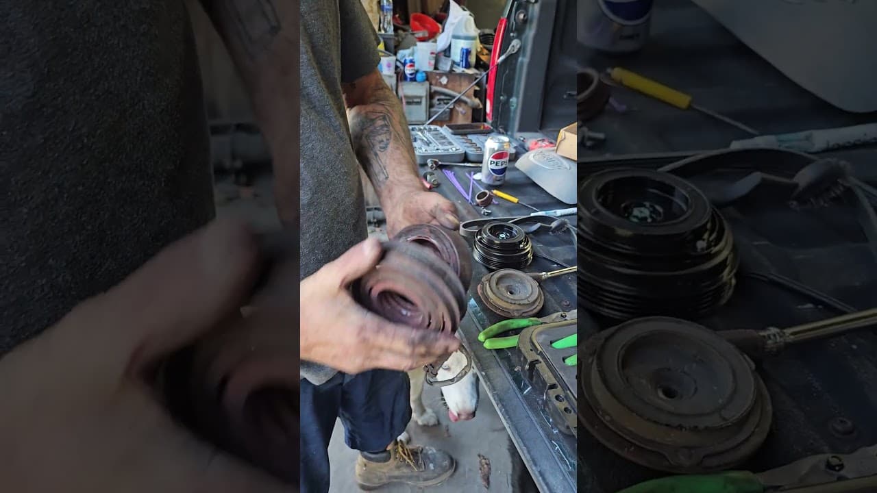 Quick tip! A/C clutch. #automobile