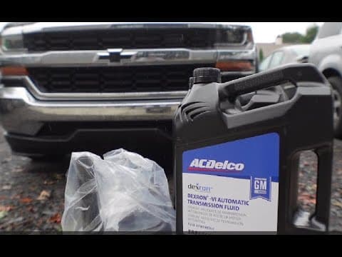 Fast & Easy How to replace Transmission Oil Filter 2018 Chevrolet Silverado Fluid change AT 6L80
