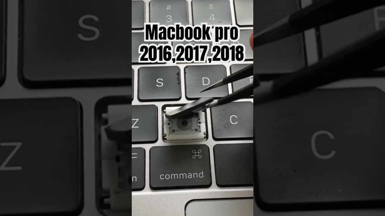 Replace Keycaps on Macbook #macbook #macbookpro#keyboard