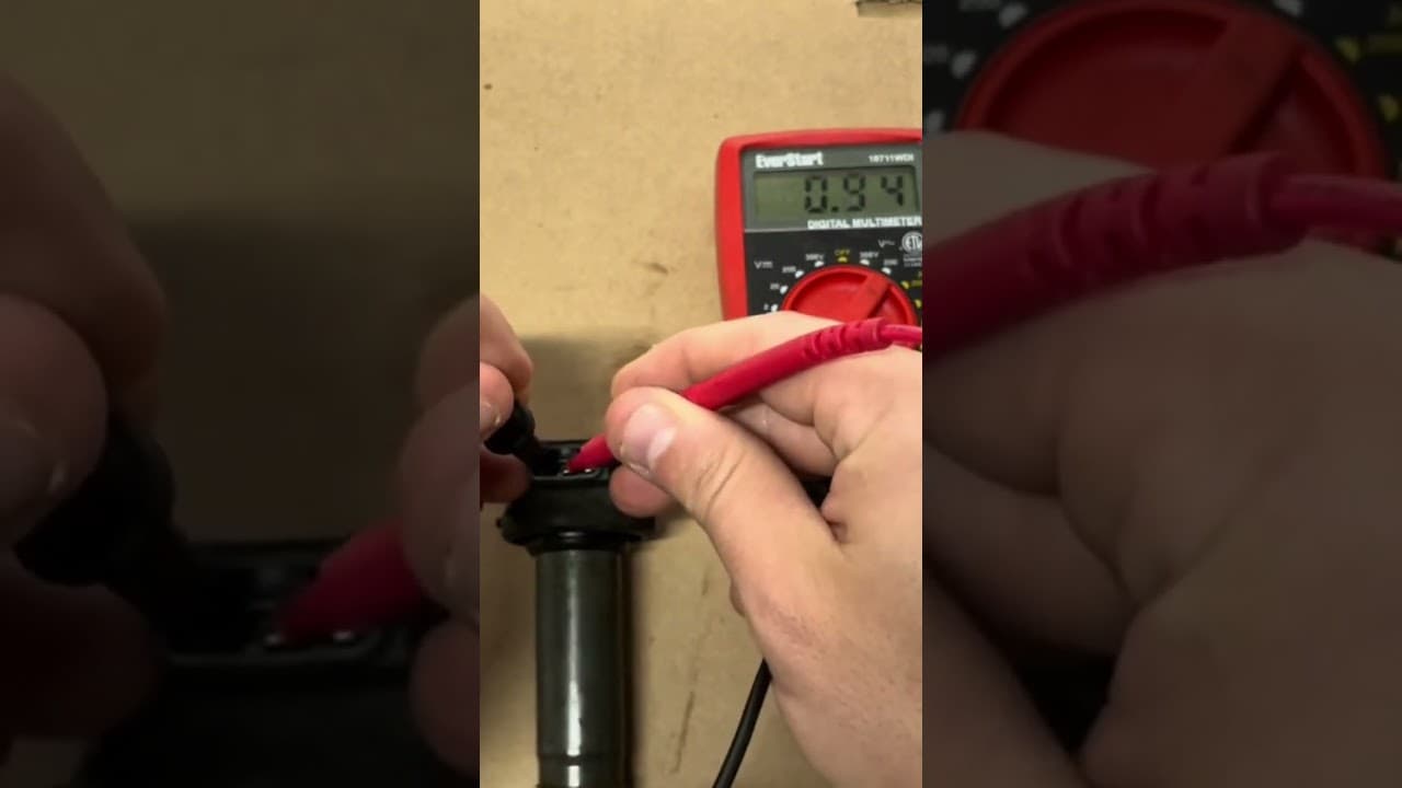 How to test a spark plug coil with multimeter