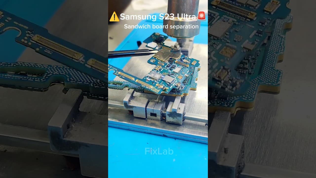 Samsung S23 Ultra layer separation 💥🔥🔥 #reaper #microphone #real #reball #charging #tech #shorts